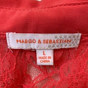 Coral Lightweight Sleeveless Blouse